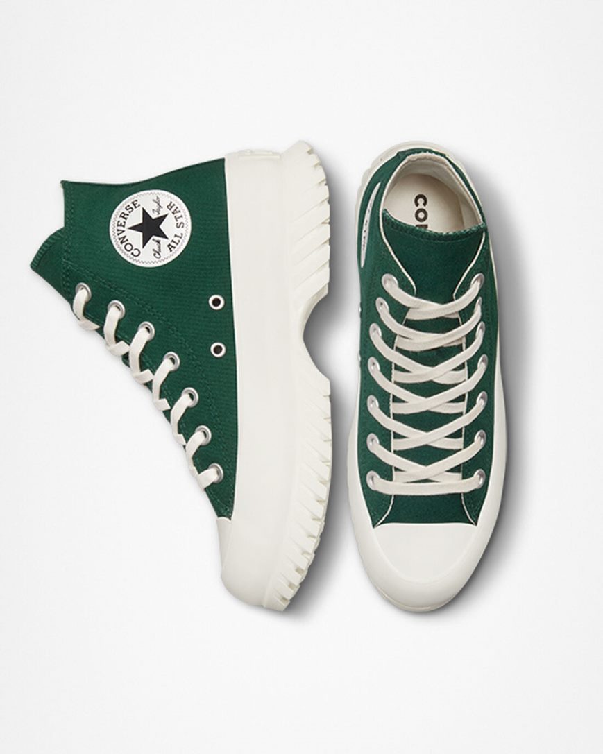 Men's Converse Chuck Taylor All Star Lugged 2.0 High Top Shoes Green / Black | AU 4915EQ